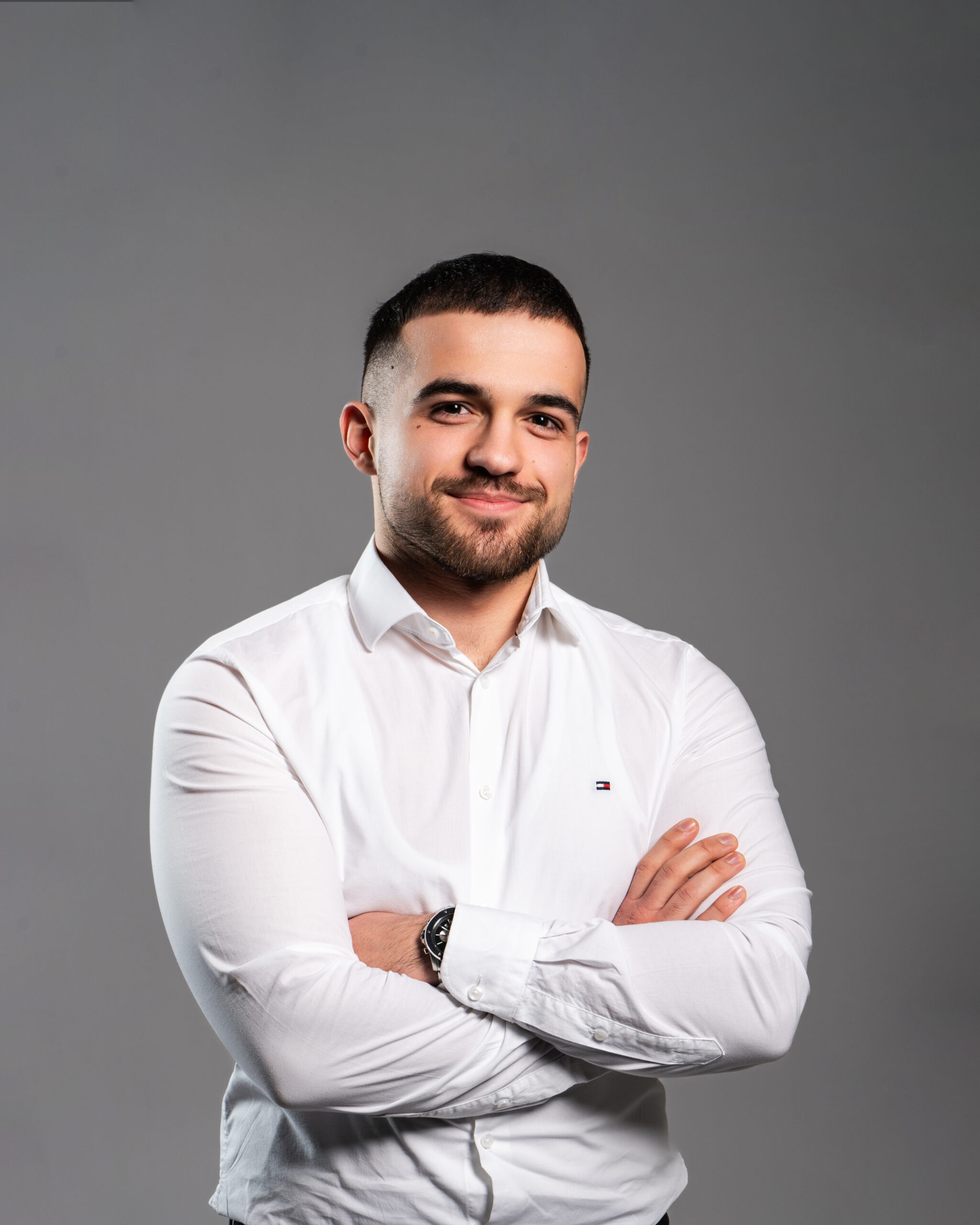 Professional portrait of Fehim Ajrulai, team member at Webface | Webface